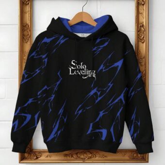 Blusa de Moletom One Solo Leveling God Statue Preto Piece 100% Poliéster