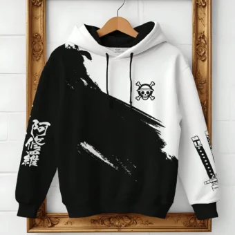 Blusa de Moletom Anime One Roronoa Zoro Mangá Piece 100% Poliéster